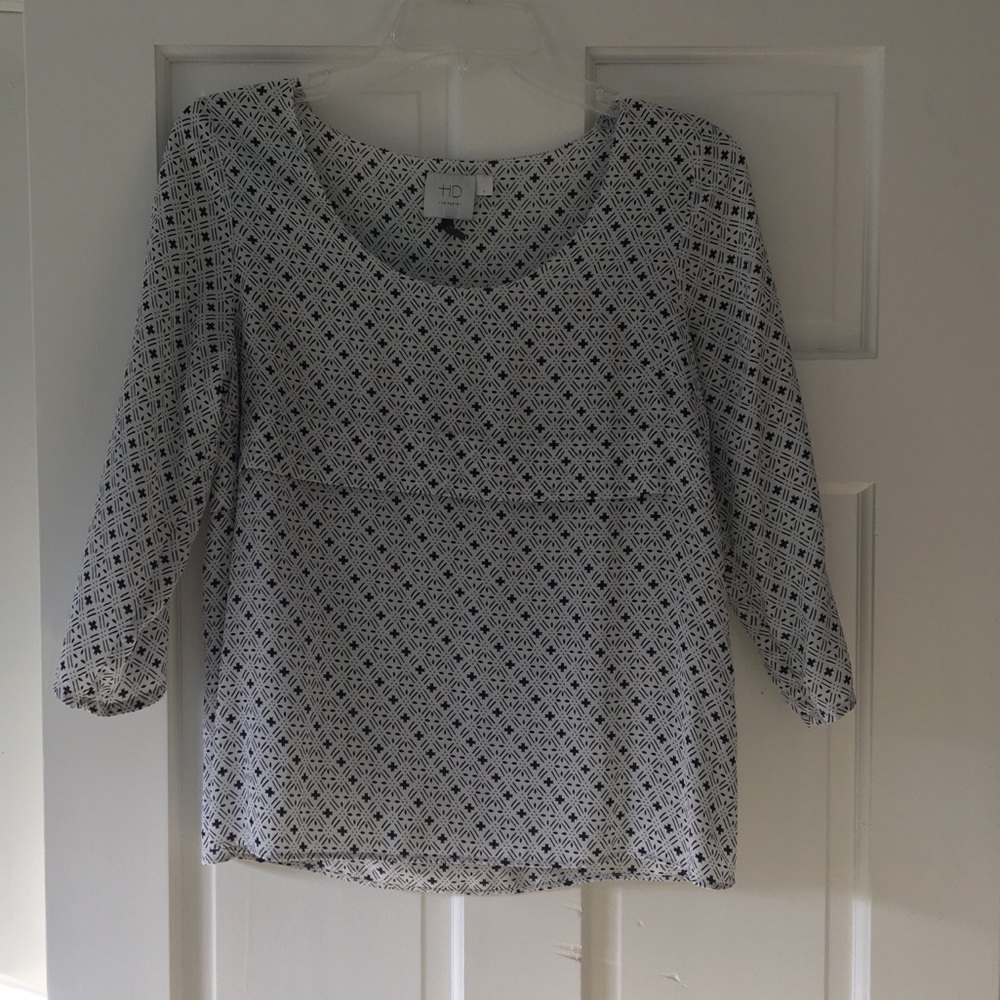 Anthropologie Silk Top Size Small
